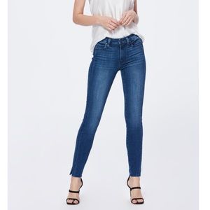 PAIGE Hoxton High Waist Ankle Skinny Jeans